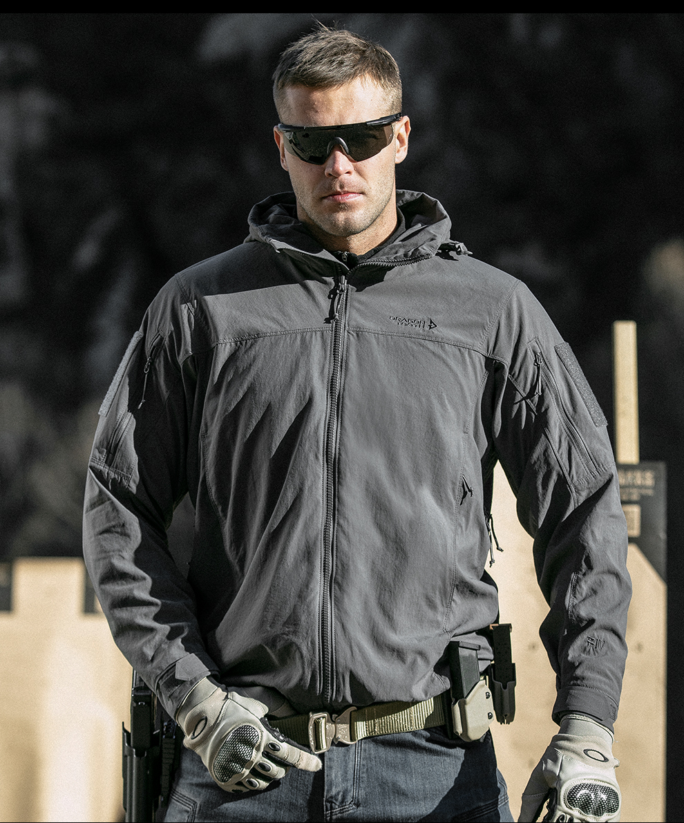 龙牙b4级全天候突击风衣geniii防风外套战术服铁血君品枪灰色xs