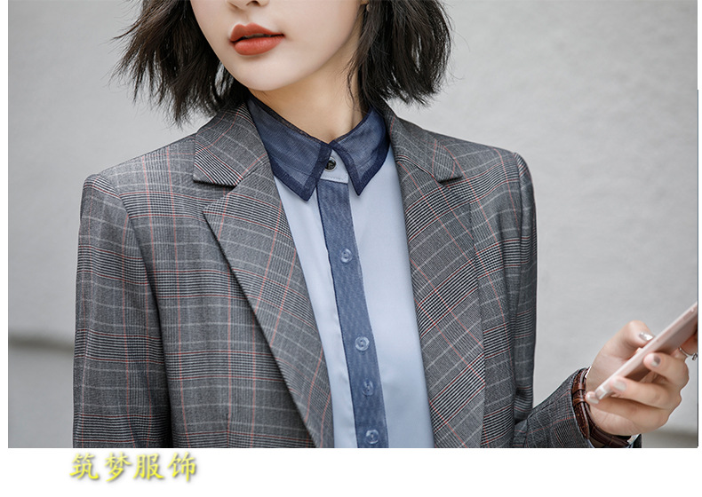 允硕女【品牌特惠】白色衬衫女长袖气质ol职业套装女早秋新款女装2019