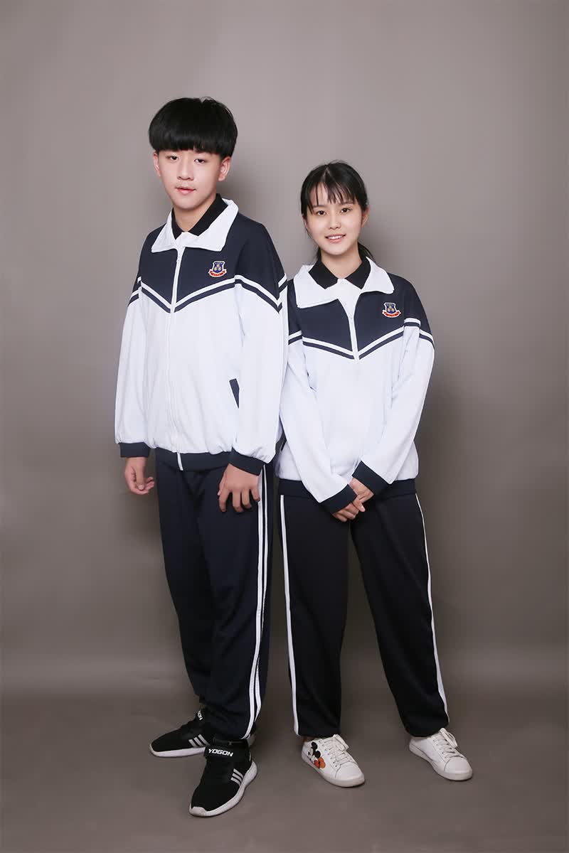 东莞市惠州校服校服生裤夏秋冬季中学长短袖短裤运动服定制款 光明