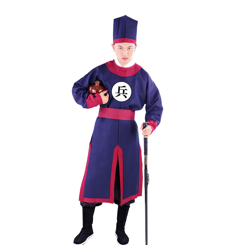 霖速明朝服装古装捕快御前侍卫服装古代宋明朝官兵差轿夫衙门衙役演出