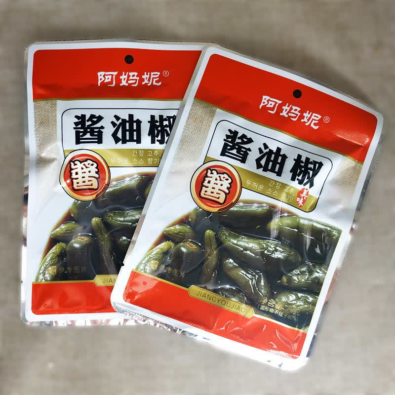 云舵 园丰阿玛尼咸菜下饭菜辣丁东北手工咸菜酱油椒腌咸菜 10袋(口味