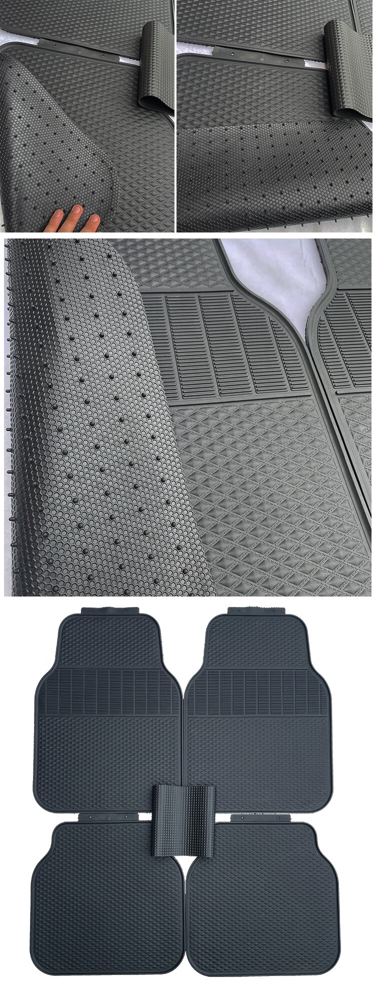 涉江 适用于汽车乳胶脚垫硅胶脚垫橡胶脚垫车护垫通用款防水无异味