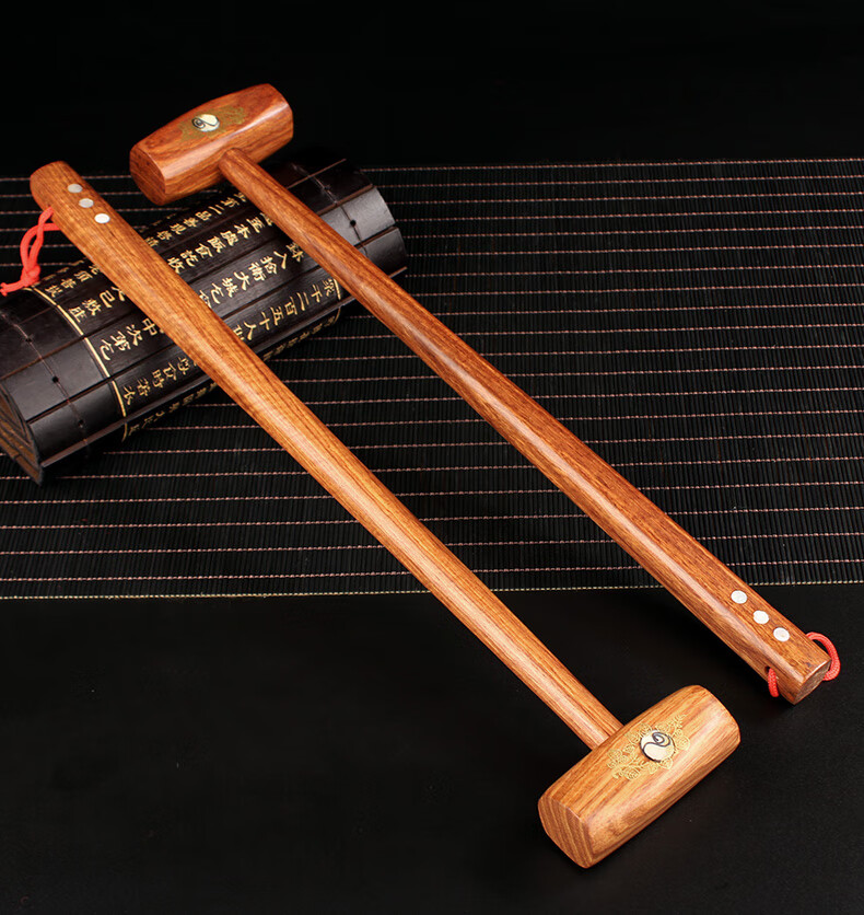 丹越 敲打锤越南花梨木按摩锤实木捶背器经络健康拍打颈部背部按摩