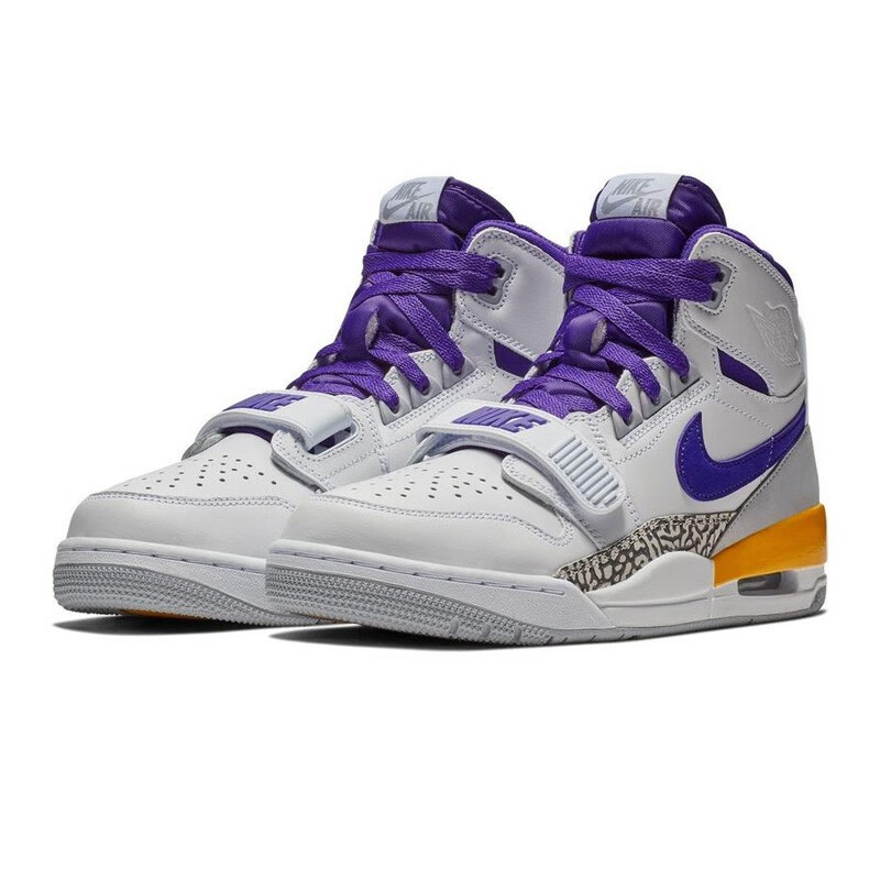 耐克nike air jordan legacy 312 联名aj312男女休闲篮球鞋 fly鸳鸯白