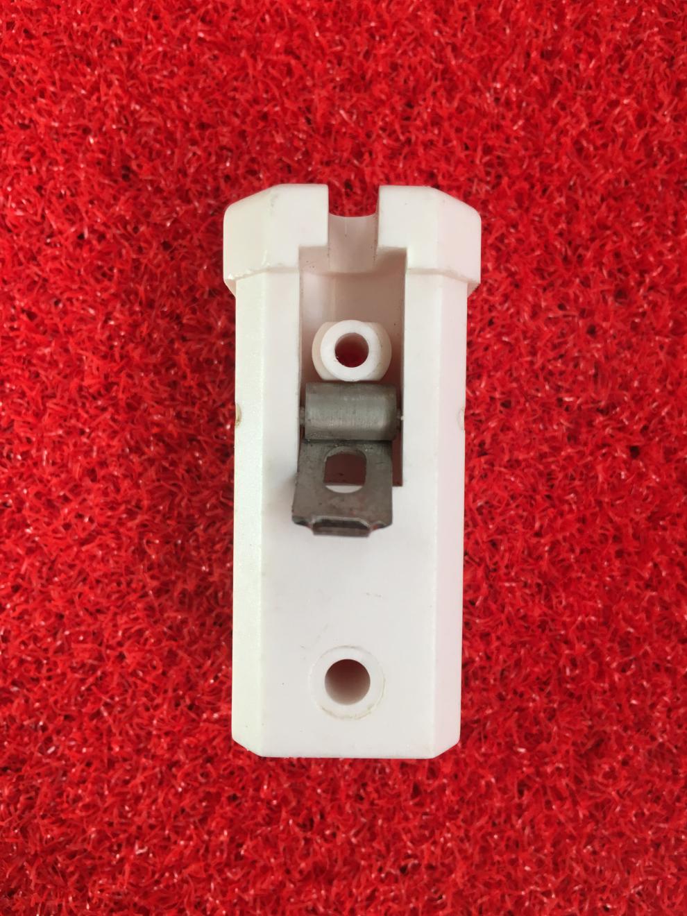 老款折叠门配件上轨道吊轮连接件卫生间厨房间折叠门玻璃移门五金白色