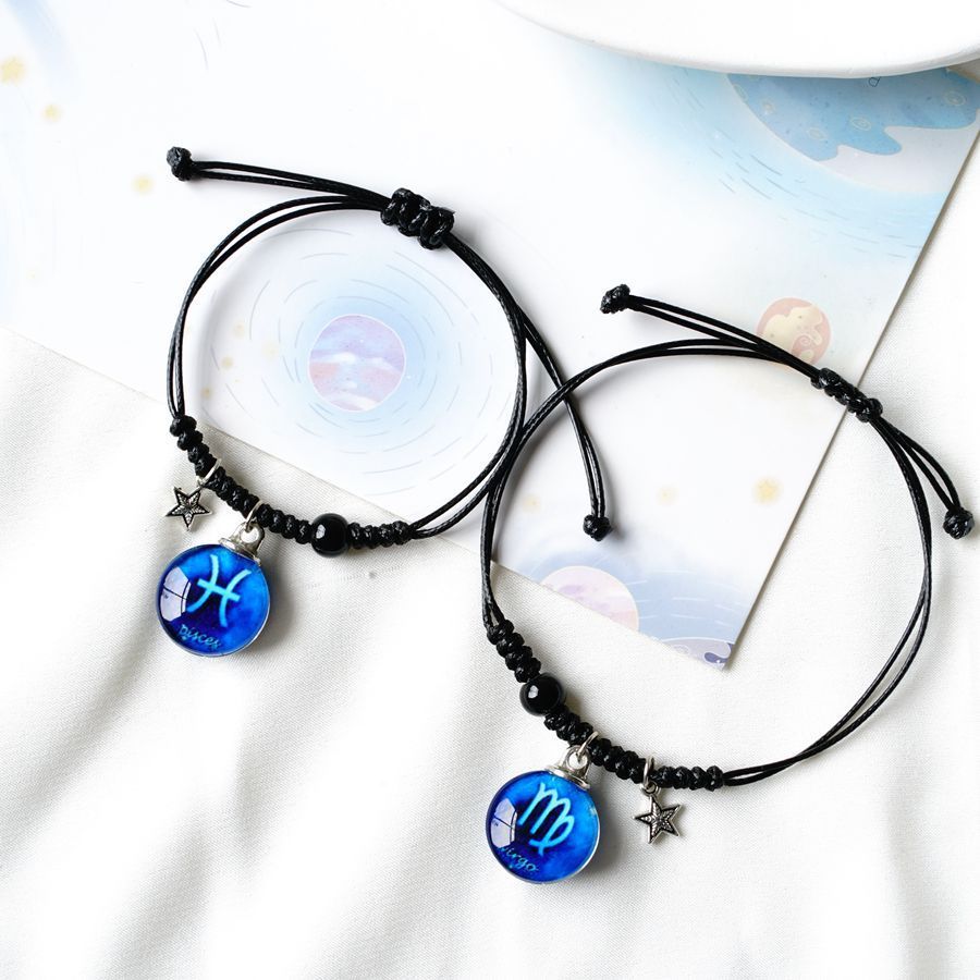 王心凌夜光十二星座手链潮韩版简约个性礼物情侣学生时尚手环女闺蜜