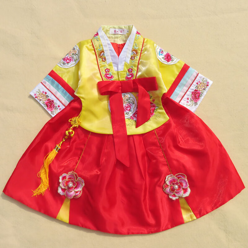 六一大长今秋冬款女童服装传统朝鲜族演出服民族棉服韩服儿童66880