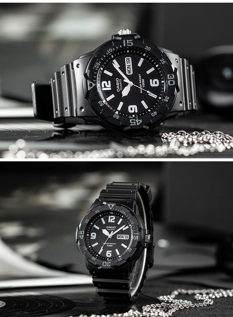 【官方直销】卡西欧联名手表男潮流运动防水日历指针石英学生男表mrw