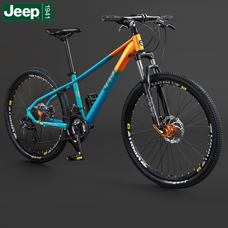 jeep 吉普(jeep)山地车自行车学生成人减震碟刹通勤男女变速越野