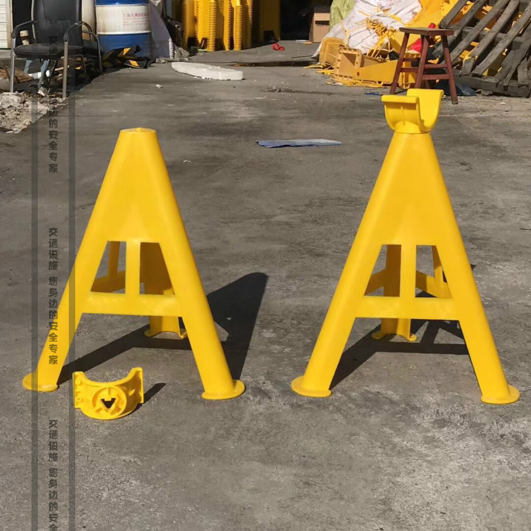 pvc玻璃钢塑料固定电缆支架地面工地电线三角脚架放线架托架58公分