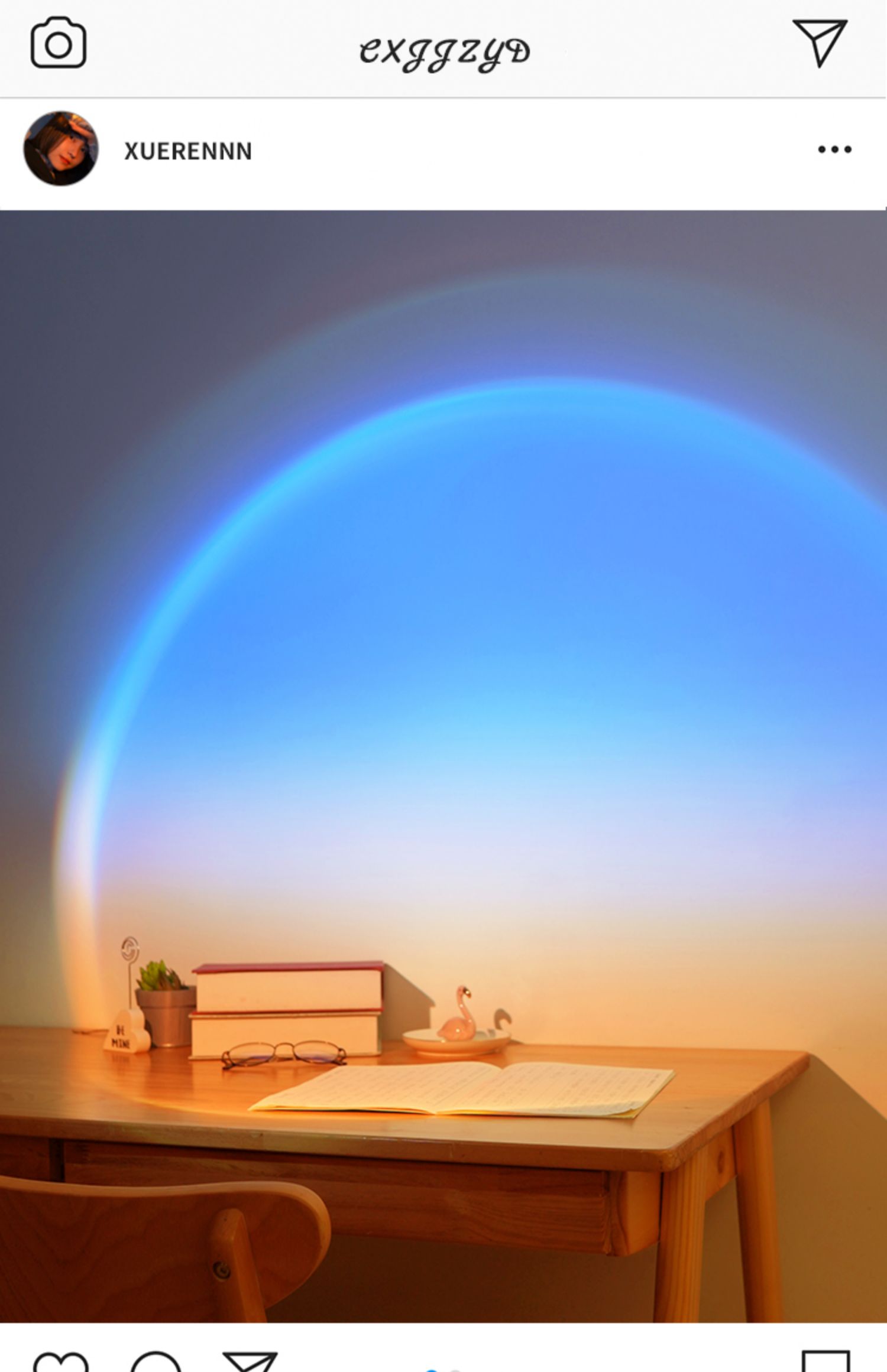 破晓灯宇航员日落灯夕阳氛围落日灯彩虹补光星空投影仪小夜灯女生破晓