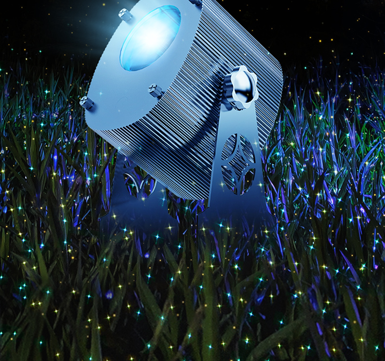 亮化公园繁星装饰渲染满天星激光灯 20瓦【萤火虫黄光防水】【图片