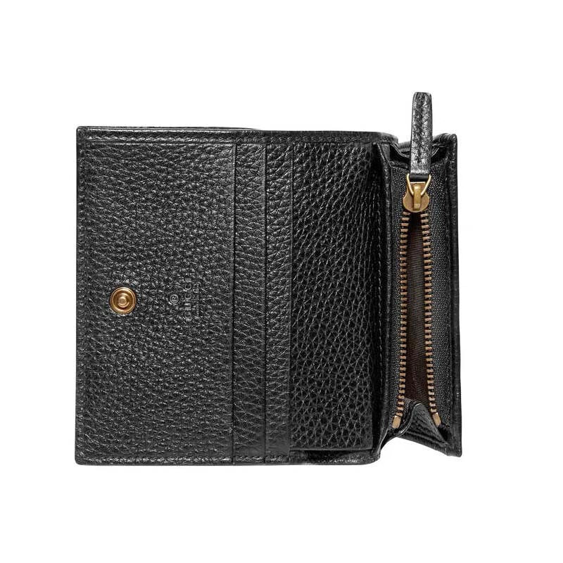 古驰(gucci) gucci/古驰animalier系列金属小蜜蜂字母印花卡包预售