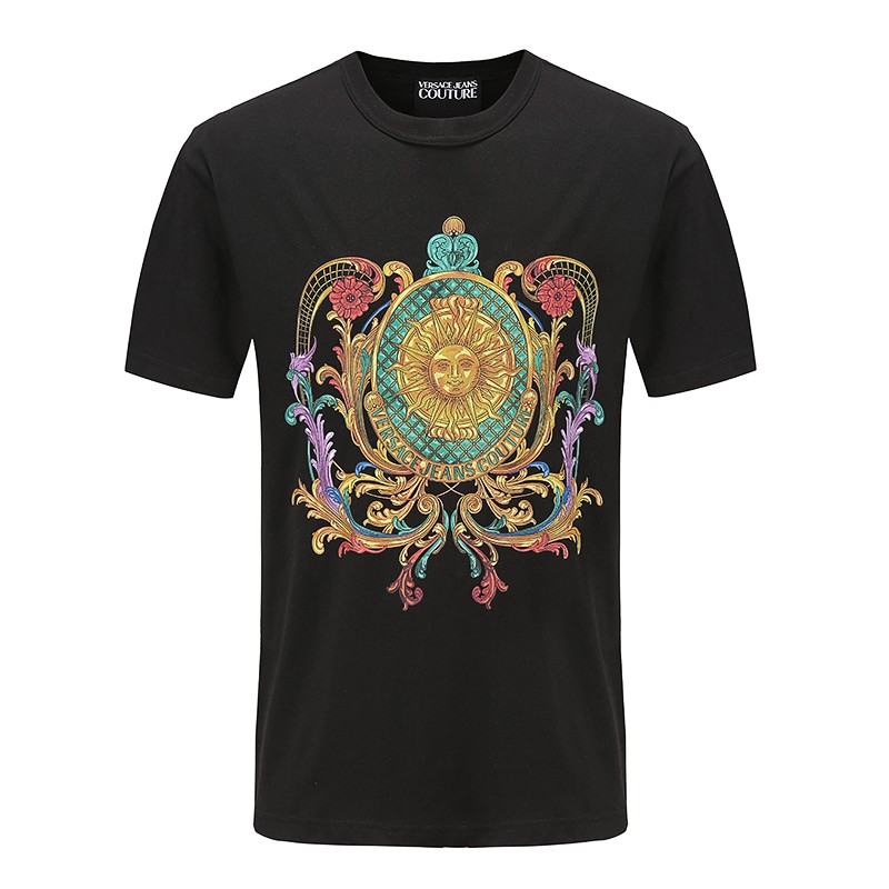versace范思哲男士短袖t恤太阳神印花半袖体恤圆领男装夏季新款奢侈品