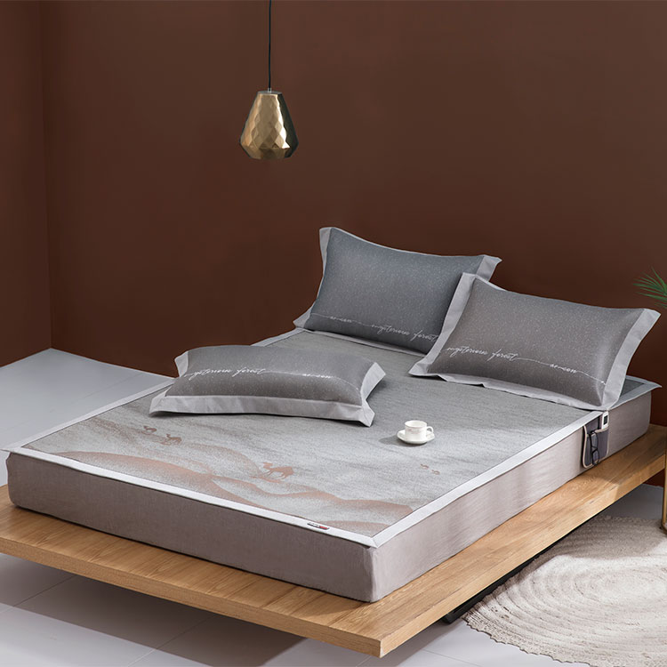 高档冰丝凉席水洗amson第二代咖啡炭冰丝席床席夏凉席可水洗空调席