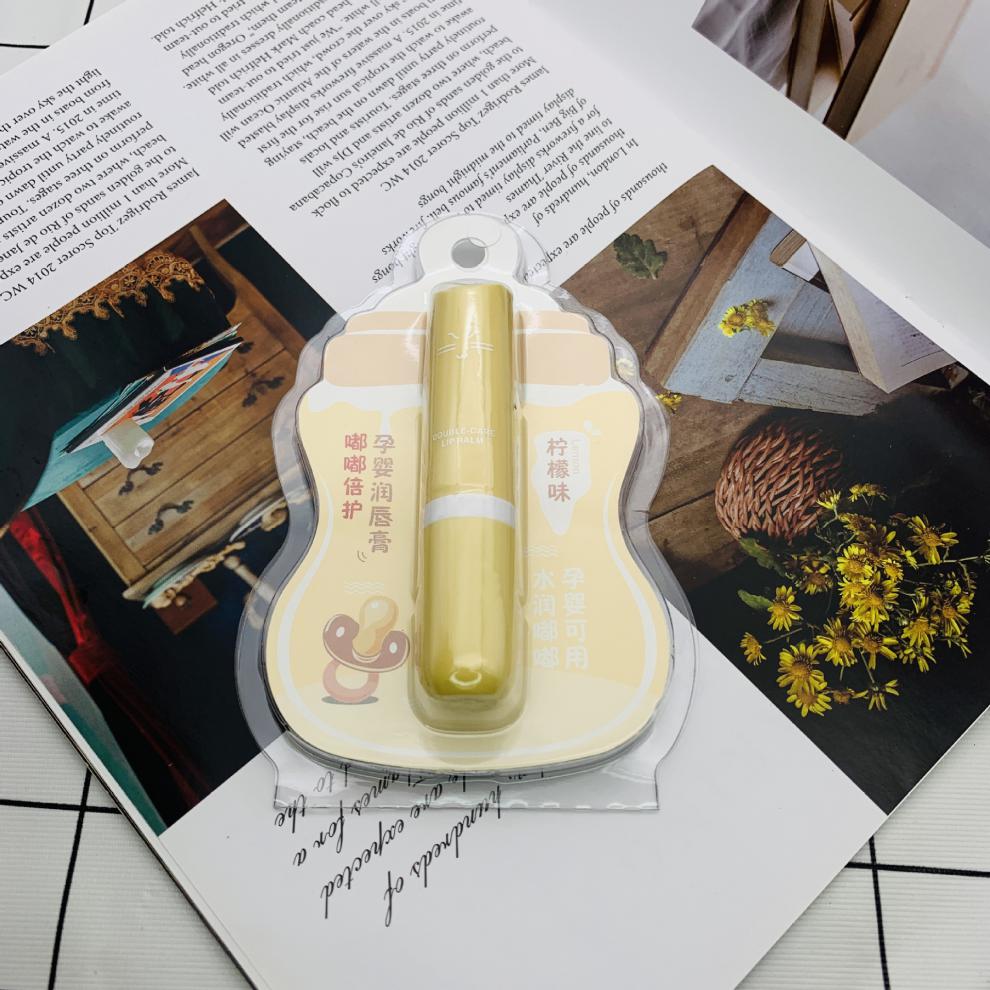 lchear蕾琪嘟嘟倍护孕婴润唇膏e321套装水蜜桃味