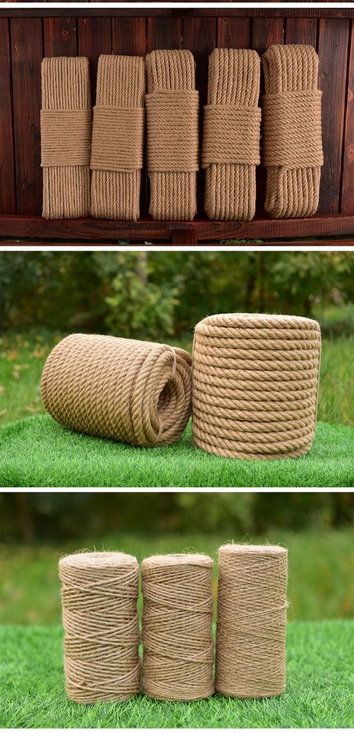 康烾 复古麻绳粗麻绳捆绑麻绳手工编织麻绳晾衣绳拔河绳加粗加大 4