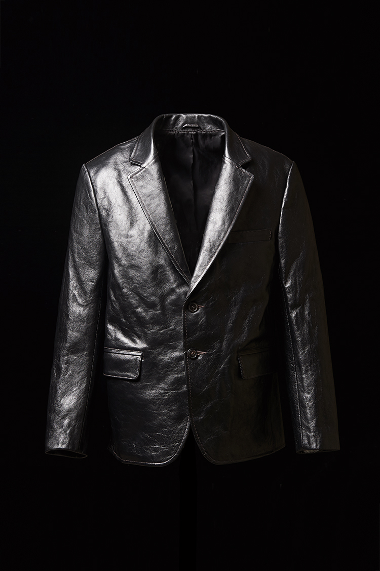 手工定制新喜马皮经典男外套复古修身皮衣夹克 黑色 私人定制详询客服