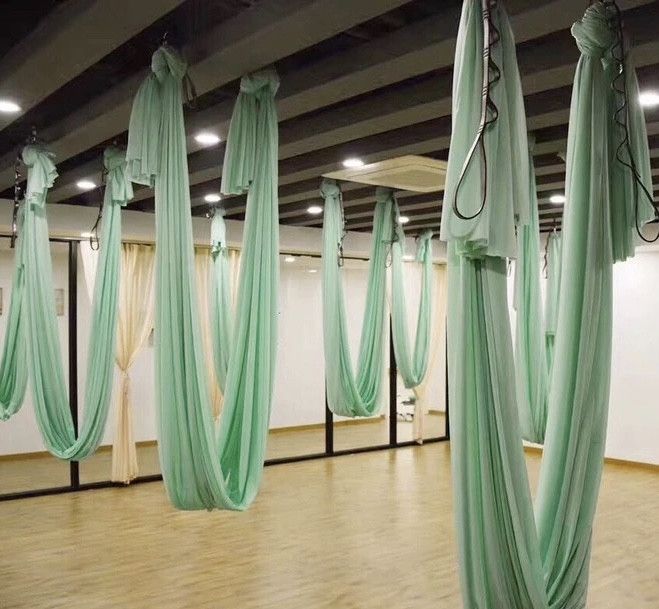 现货现发空中瑜伽吊床加厚反重力微弹力吊带吊绳瑜伽馆用家用瑜伽布