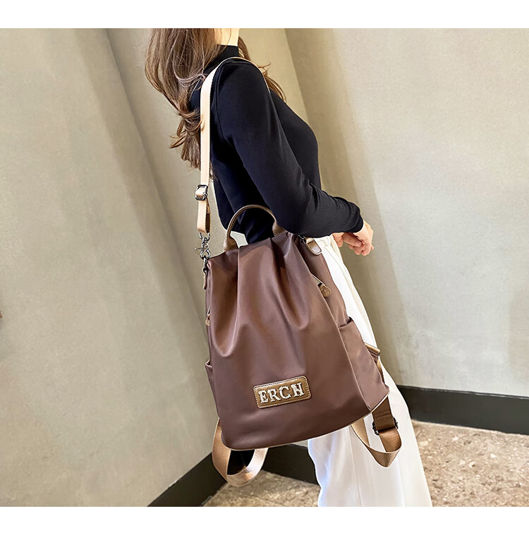 andseeyou品牌 防盗双肩包女 南韩丝面料防水双肩背包时尚百搭两用包