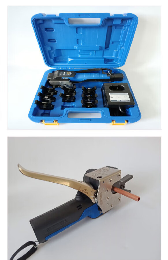 电动扩口器新款充电电动扩口器 锂电池铜管喇叭口扩管器 自动扩管器