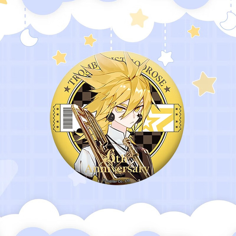 凹凸世界六周年徽章金格瑞雷狮凯丽动漫周边吧唧饰品胸针学生礼品