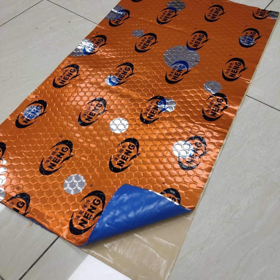 3厚度胶汽车隔音止震板丁基胶隔音棉四门全车隔音材料强能蓝钻4682cm