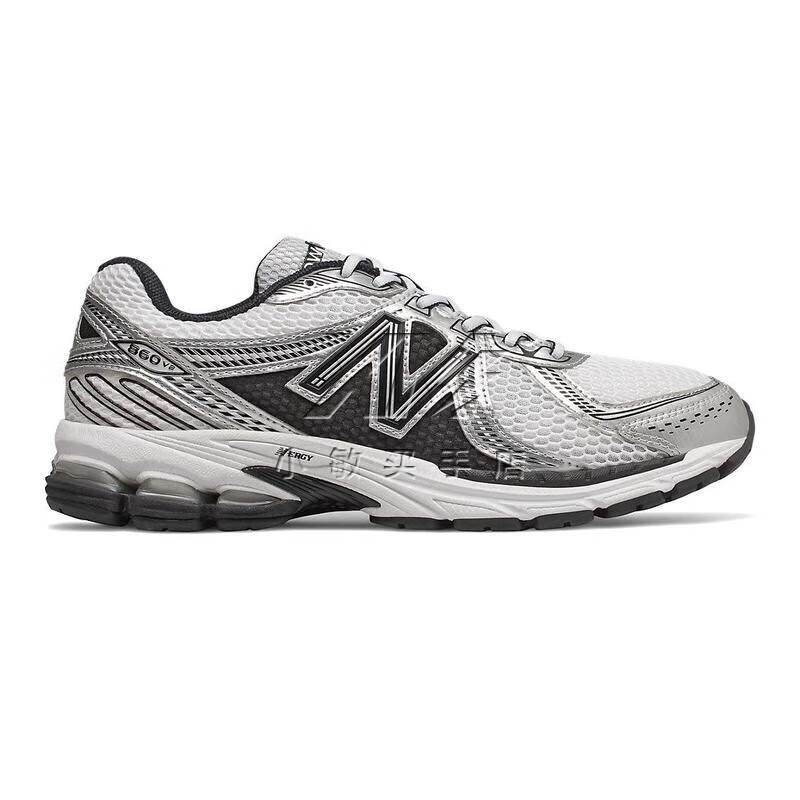 new balance新百伦860系列复古休闲鞋运动男士跑步鞋 white/team