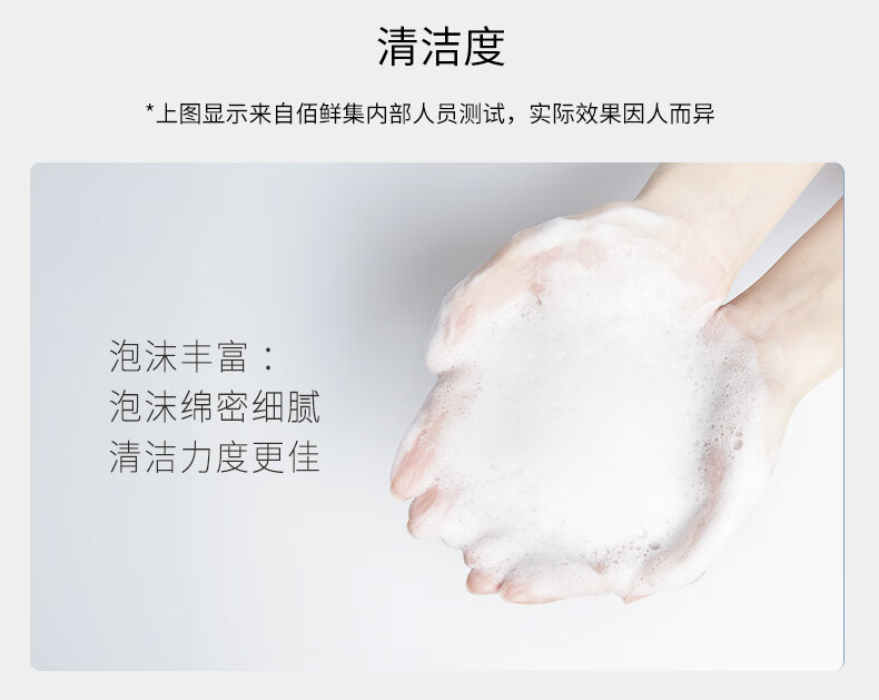 佰鲜集（BAIXIANJI）氨基酸洁面乳500g 面部深层清洁脸部保湿补水控油洗面奶 【1瓶装】氨基酸洗面奶