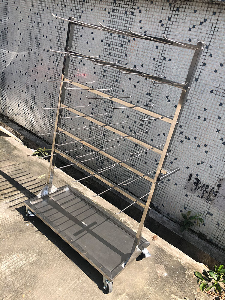 厂家防静电挂料车smt物料车贴片机料盘周转车pcb存放车挂料架 50挂不