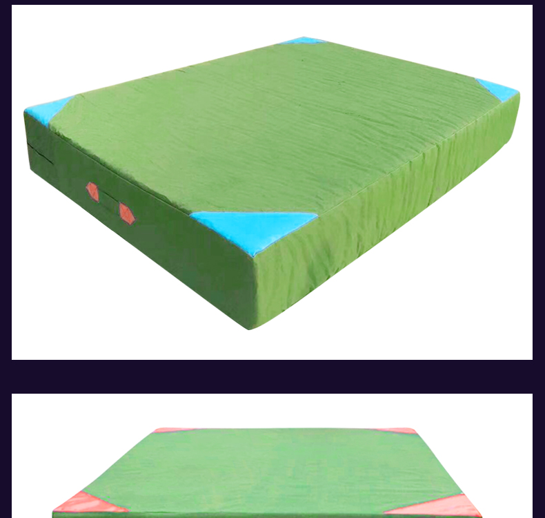 米卡兰跳高垫跆拳道空翻垫子跑酷运动武术训练防护海绵包加厚折叠