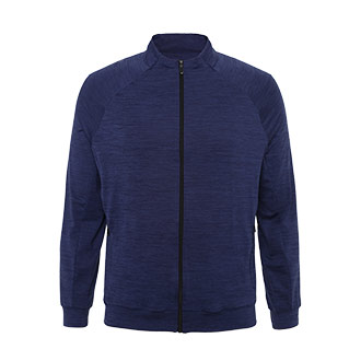 爱慕先生外套男士花灰运动系列立领插肩拉链长袖外套ns62d563蓝色175