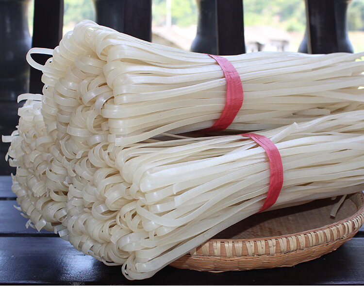 湖南米粉炒粉湘西干米粉圆粉宽粉常德拌粉火锅粉条扁粉干米面 宽粉 细
