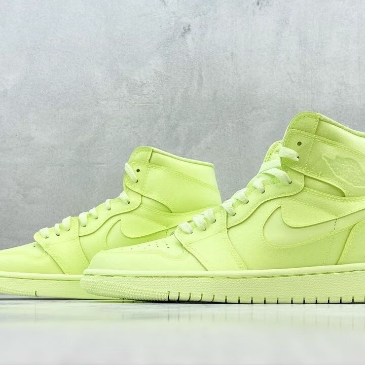 【官方旗舰】aj1 反光荧光绿 柠檬绿 满天星 高帮 篮球鞋 36【图片