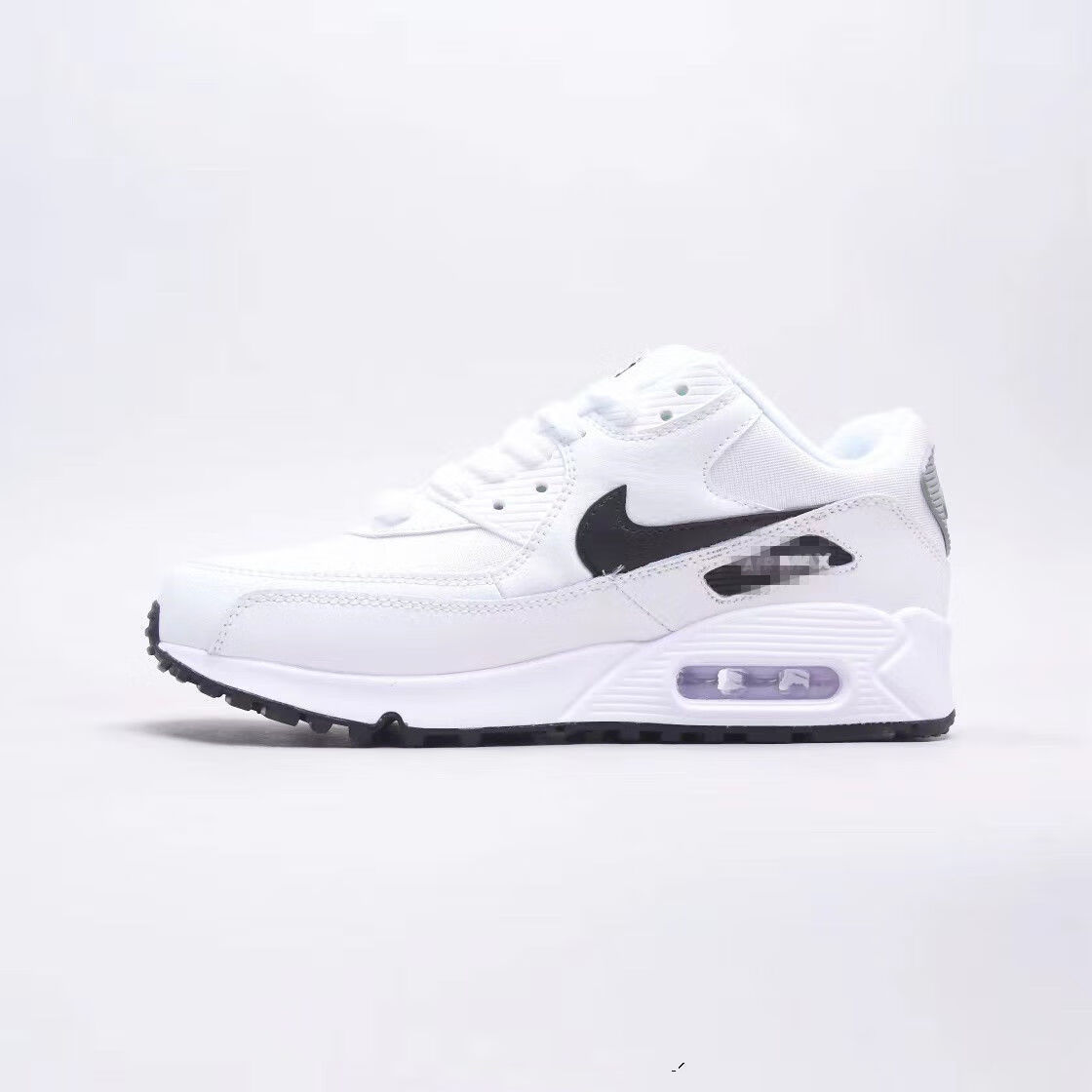 春秋款休闲运动复古百搭air max90经典气垫增高减震男女跑鞋 天蓝色