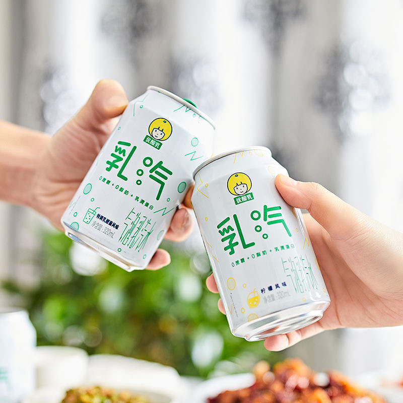 伊利优酸乳乳气气泡水320ml24瓶0脂肪碳酸饮料tnt时代少年团推荐九月