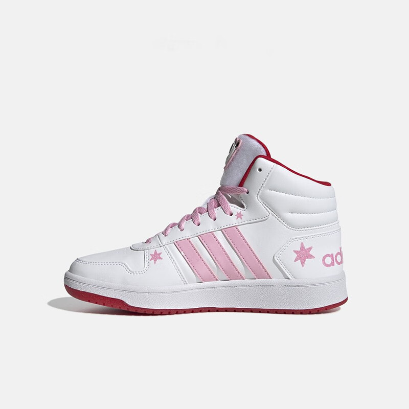 adidas阿迪达斯女鞋休闲鞋春季新款neo鼠年米奇限定款高帮耐磨轻便