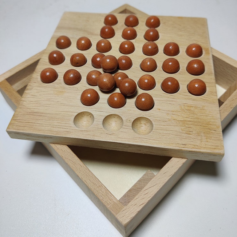 独立钻石棋孔明棋单身贵族棋玩具老人游戏消磨时间解压神器4139单人玩