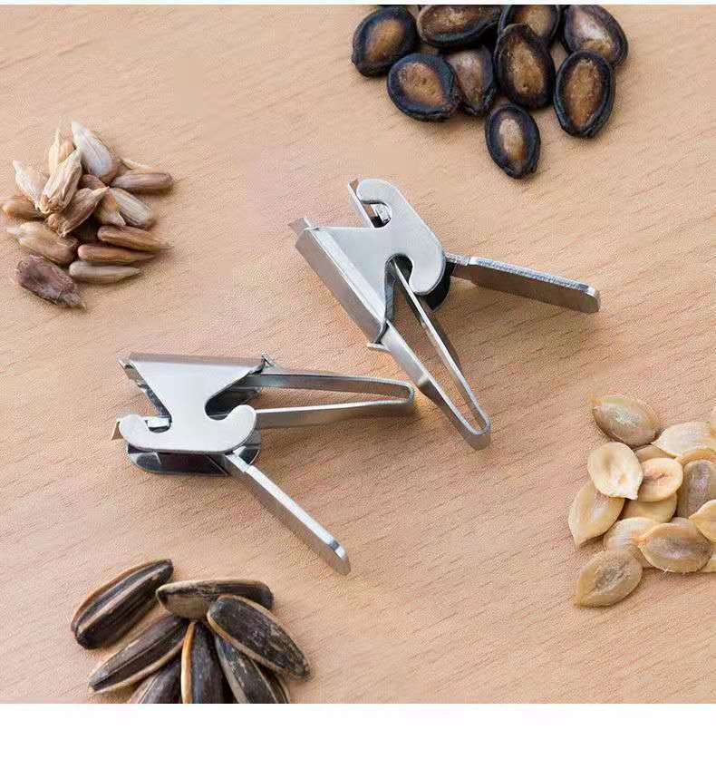 世鼎侠嗑瓜子神器不锈钢瓜子钳瓜子夹剥瓜子器西瓜子去壳神器松子钳