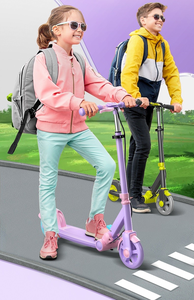 斯威sway儿童滑板车儿童踏板车大童学生踏板车代步车轻便折叠高度可调