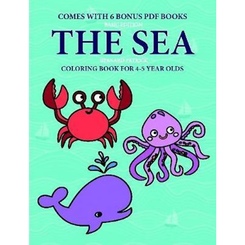 按需印刷Coloring Book for 4-5 Year Olds (Sea Life)[9780244263614]