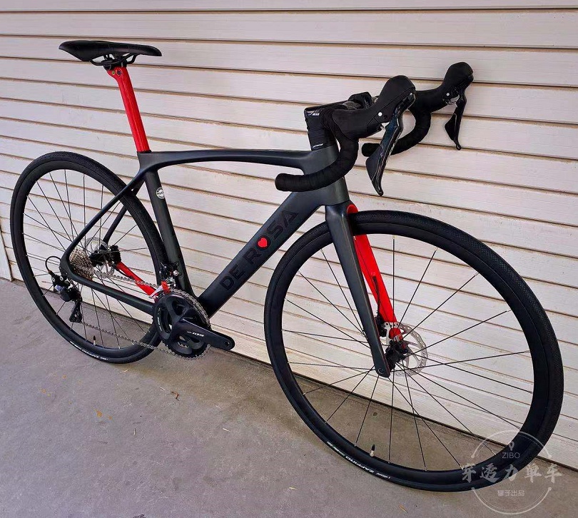 德罗莎公路车意大利derosa idol碳纤维 全内走油压碟刹22速 derosa