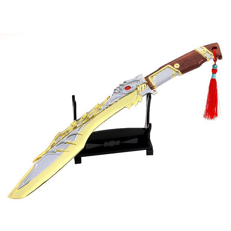 瑞·士军·刀穿越火线英雄模型火麒麟尼泊尔带皮套玩具暗月毒牙金属