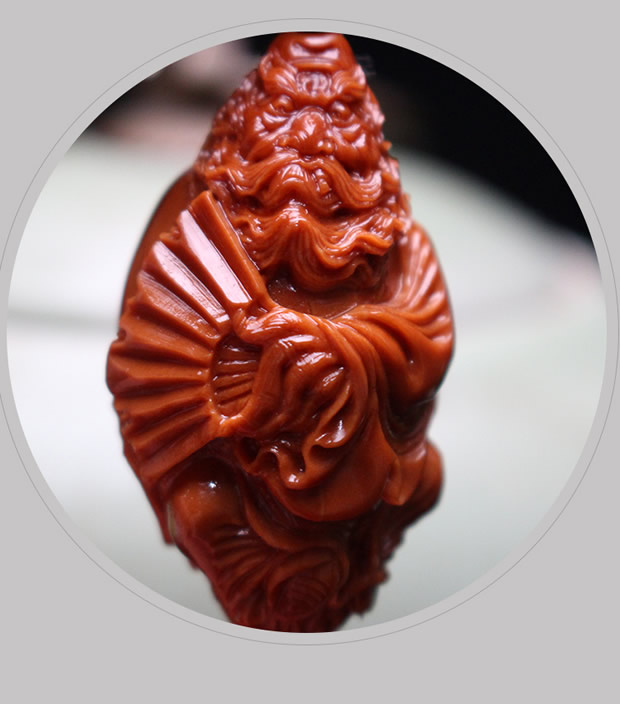 钟馗橄榄核手串苏工名家大师磐石纯手工雕刻大籽钟馗捉鬼橄榄胡
