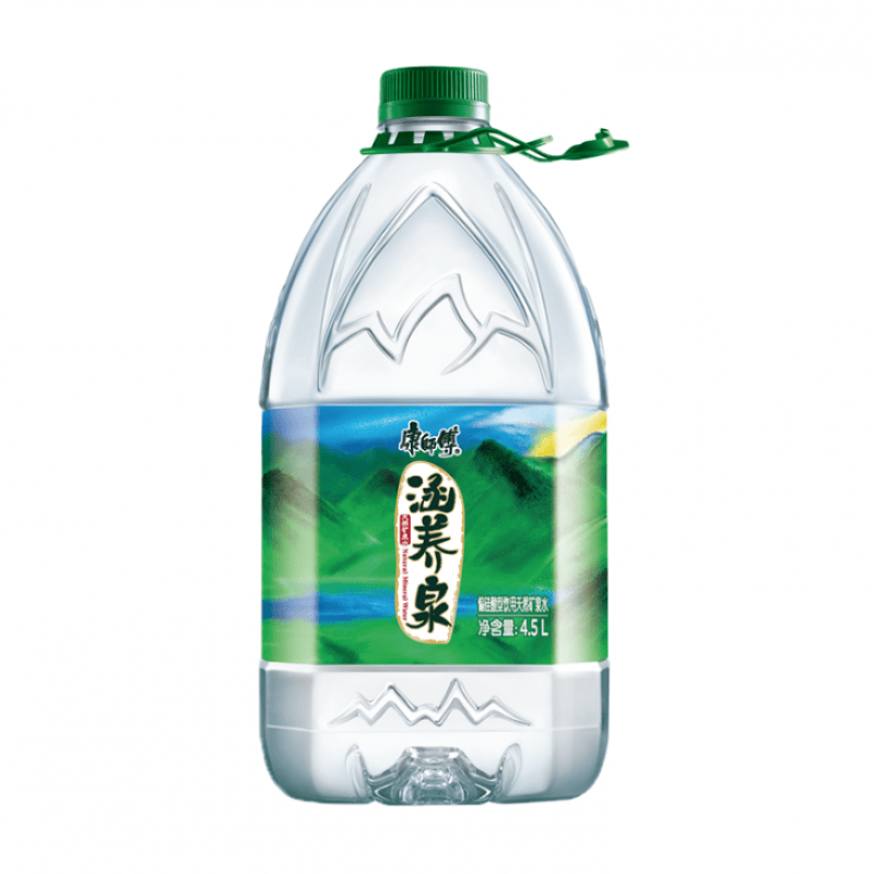 康师傅涵养泉偏硅酸型天然矿泉水45lx4桶装饮用水纯净水大桶10箱起每