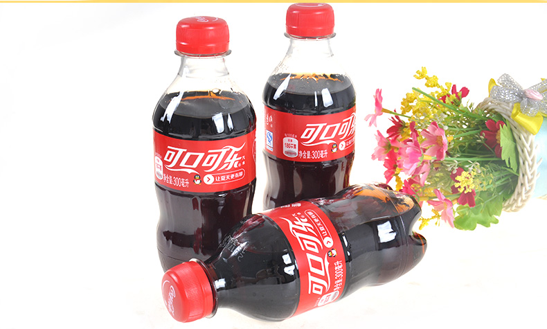 可口可乐零度可口可乐300ml1224瓶瓶碳酸饮料可乐汽水饮品可口可乐300