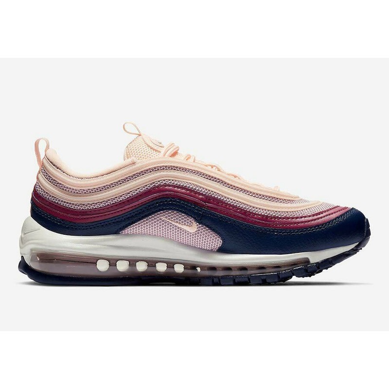 nike耐克女鞋新款运动鞋airmax97子弹头炫彩三原色全掌气垫休闲运动