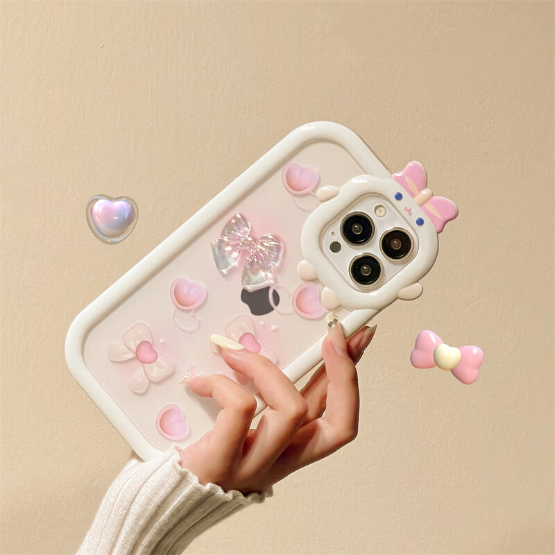 牛壳壳 可爱卡通托脸自拍女孩华为荣耀70手机壳小怪兽镜头honor70保护