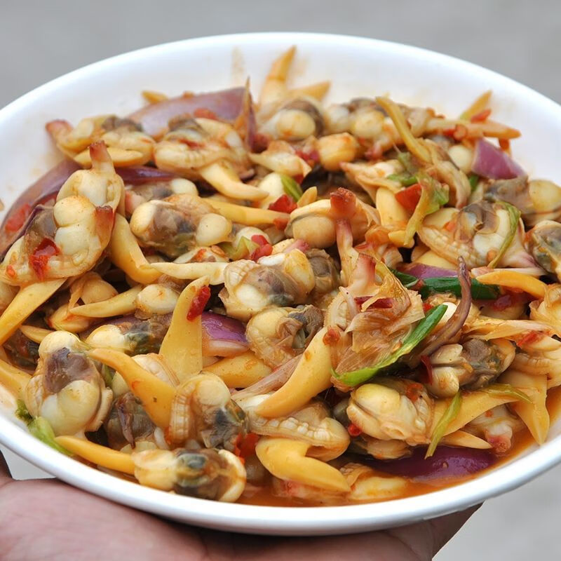 新鲜蚬肉 原汁新鲜蚬子肉蛤蜊肉冷冻蚬子即食真空丹东大黄蚬子特大