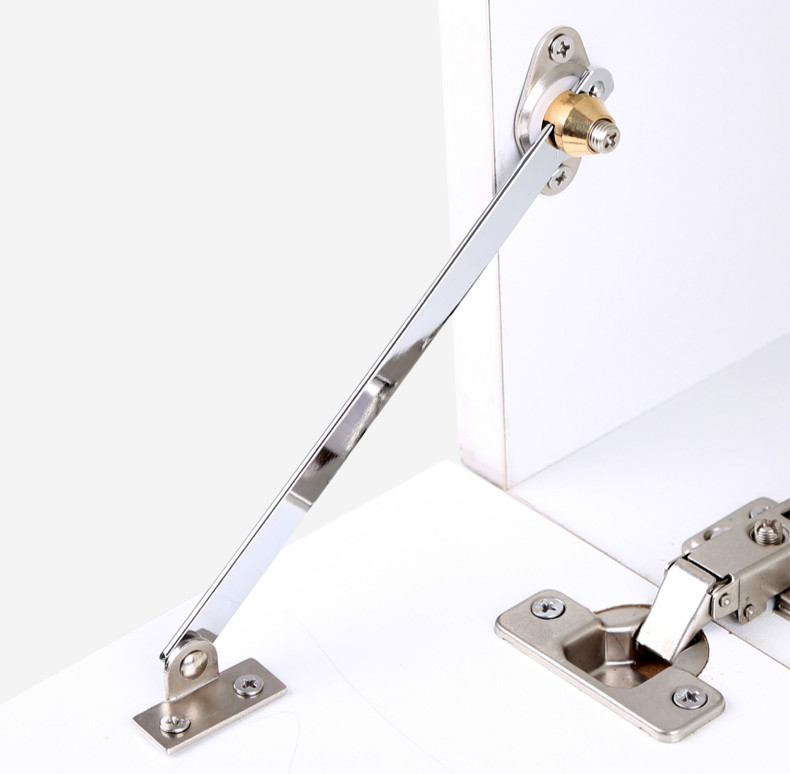 橱柜门支撑杆下翻门下开门翻板支撑床头柜一字拉杆柜门板支撑长18cm